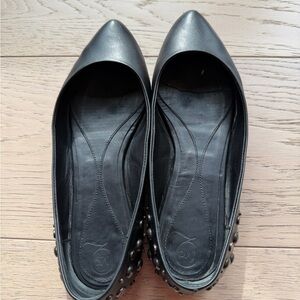McQ Alexander McQueen Studded Pointed Flats 37